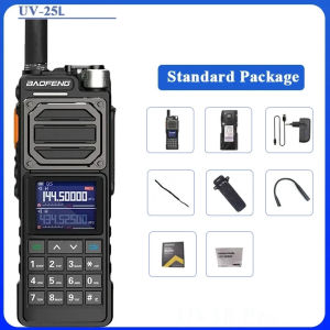 UV-25L 10W  TriBand Wireless Copy Frequency NOAA Type-C FM Ham Amateur Radio