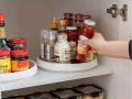 Singapore Lazy Susan 360 Rotating Tray Kitchen storage Rotatable Rack Seasoning Rack Lazy Susans. 