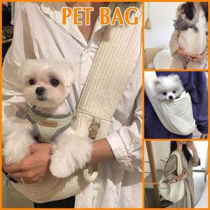 DEQIX Kitten Comfortable Outdoor Travel Cat Dog Single Shoulder Bag Handbag Tote Pet Carrier