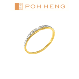Poh Heng Jewellery 22K Ring in Yellow White Gold [Price By Weight]