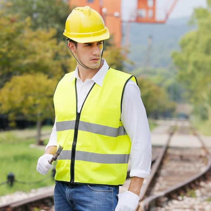 Rompi Vest Safety Proyek Lapangan 2 Line Scotlight Outdoor Pelindung Kerja