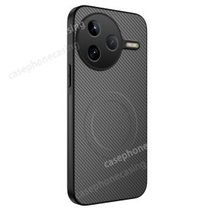 Casing For Xiaomi Poco F7 Pro F7Pro F7Ultra 5G Redmi K80 Pro K80Pro 2025 Phone Case Magnetic Carbon Fiber Leather Shockproof Protective Back Cover