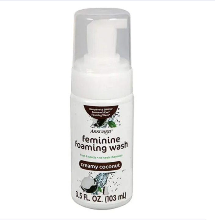 Assured Feminine Foaming Wash, Creamy Coconut No Harsh Chemicals 103mL