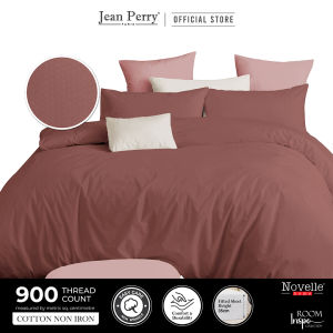 Jean Perry - Novelle Room Inspo Fitted Bedsheet Set (w/o Quilt Cover or Comforter) - Cotton Non-Iron 900TC