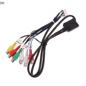 🚗🛵SH 20 P Plug Car Stereo Radio RCA Output AUX Wire Harness Wiring Connector Adaptor Subwoofer Cable 4G SIM Card Slot Car Radio Cable