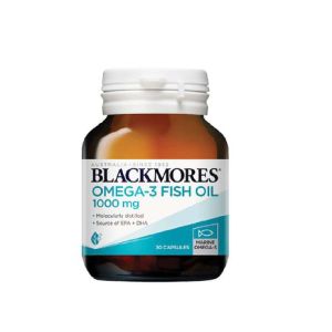 BLACKMORES OMEGA-3 FISH OIL 1000mg molecularly distilled source of EPA + DHA 30S/ 120S / 400S 🥰✔️
