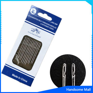H.S. อุปกรณ์เข็มเย็บผ้า Diy สําหรับใช้ในครัวเรือน ไม่ต้องใช้ที่สนเข็ม 12 เล่ม Sewing needle