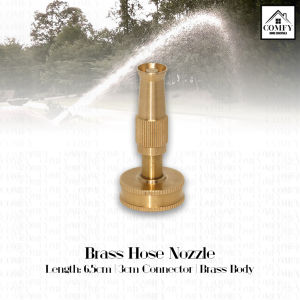 High Pressure Solid Brass Body Hose Nozzle Heavy Duty Garden Car Wash Out Door Water Hose Adjustable