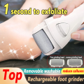 electric callus remover callous remover electric foot callus remover foot grinder Rechargeable calluses foot remover machine with LED Light and 1 Roller Heads foot scrubber callus remover Electric Foot Scrub Callus Remover for Cracked Heels. 