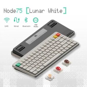 NuPhy Node75 Node100 Low Profile Wireless Mechanical Keyboard Bluetooth 2.4G RGB