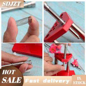SDJZT Đồng hồ tay Presser Remover puller pit tông thiết lập phù hợp thiết lập màu đỏ đồng hồ đeo tay phần công cụ sửa chữa cho thợ đồng hồ