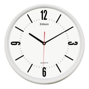 Jam Dinding Edison EDW 365 B1 Diameter 360mm 36cm