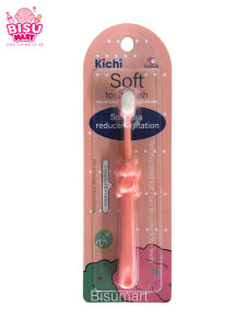 Bàn Chải Đánh Răng Kichilachi Cho Bé trên 2 tuổi Với 10000 Sợi Lông Tơ Mini Siêu Mền Mịn