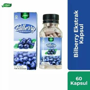 Kapsul Ekstrak Billberry 60kps Original - untuk Mata Minus katarak 100%