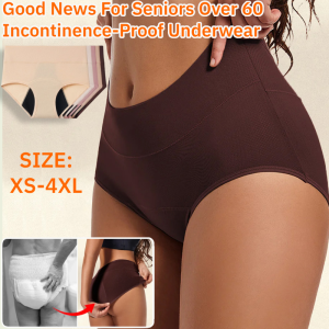 Good News For Seniors Over 60 Incontinence-Proof Underwear Safety Panties Breathable Adult Incontinence Briefs