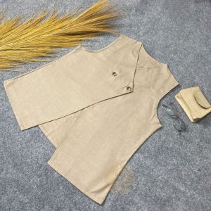 HIZA VEST - OUTER POLOS WANITA REMAJA LOOK KOREA STYLE CASUAL BAHAN LINEN RAMI - ROMPI/BLAZER TANPA LENGAN MODEL TERBARU KANCING DEPAN BESTSELLER KEKINIAN PROMO MURAH BISA COD