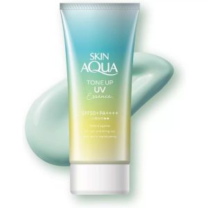 SG READY STOCK Skin Aqua Tone Up UV Essence SPF50 PA++++ Lightweight Moisturizing Sunscreen 80g Daily Protection