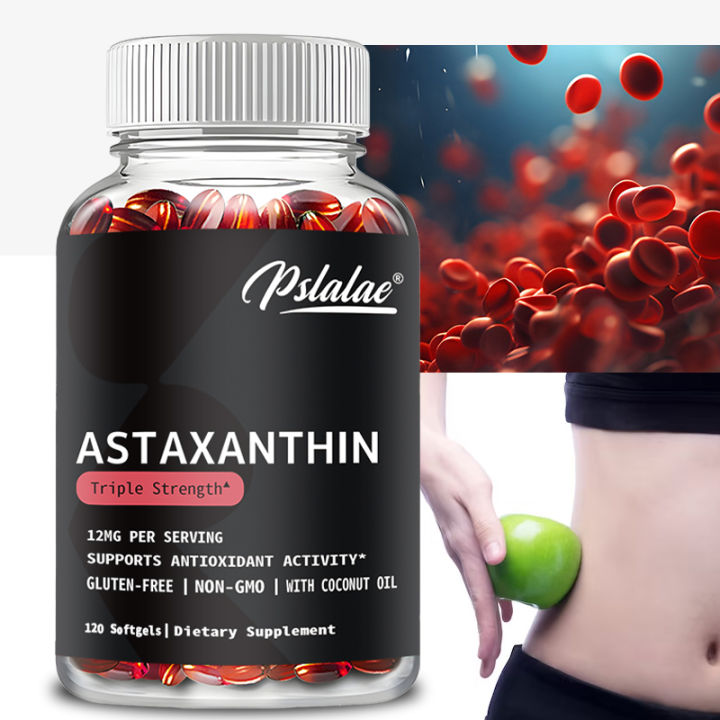 Pslalae Triple Strength Vegan Astaxanthin Supplement From Algae Plant