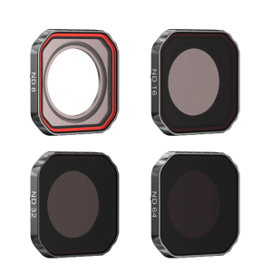Quick Install Scratch Resistant ND Set For Action Cameras Multiple Density ND8 To ND64 Waterproof Lens Protections