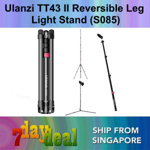 Ulanzi TT43 II Reversible Leg Light Stand with 1/4" Tilt Head Cold Shoe Mount (S085)