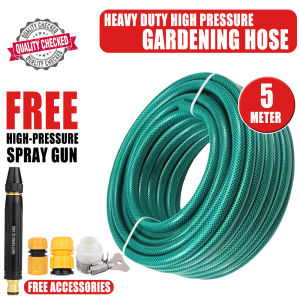 High Pressure Washer Nozzle PVC Garden hose Water Hose PVC Pressure washer With 5-40m Hose Garden Portable Power Spray Nozzle Water Gun