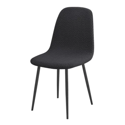 TRADER High Back Dining Chair Cover Slipcover Stretch Jacquard Stretch Chair Cover Soft Elastic Spandex Kitchen Chair Cover Dining Room