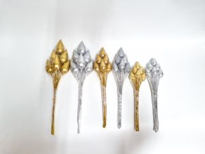 (6ดอก) ดอกบัว เงิน ดอกบัว ทอง บัว ถวายพระ วางหน้าพระ ถวายศาล พระภูมิ ตายาย พร้อมส่ง ราคาย่อมเยาว์