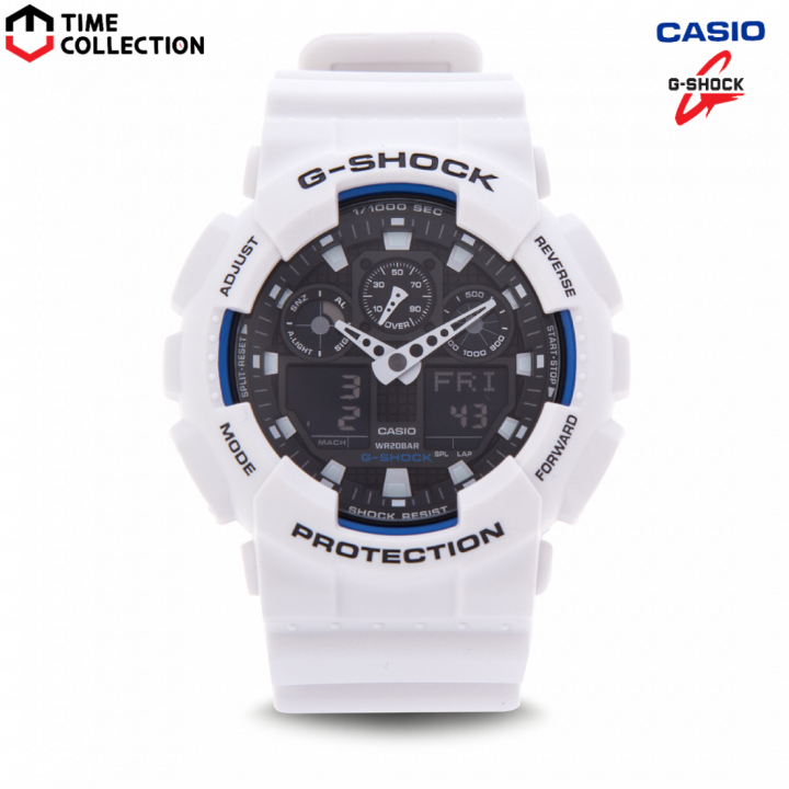 Casio G-shock Digital Analog GA-100B-7ADR Watch for Men w/ Year