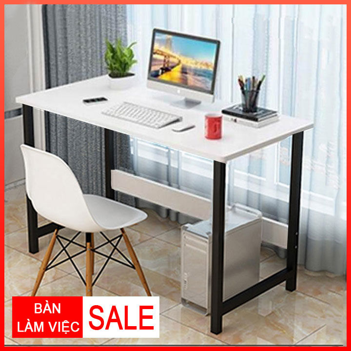 [ 50x100 ] Bàn máy tính, bàn học thiết kế kiểu Hàn T-Table khung thép ...