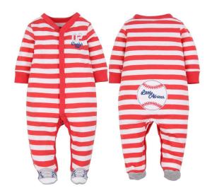 Baby bodysuit 2022 Hot Sales Long Sleeves Stripe Baby Clothes Baby Jumpsuit New Born Baby Infant Sport Style Cotton Boy Girl Baby Romper Baby clothing Pajamas 0-12Months