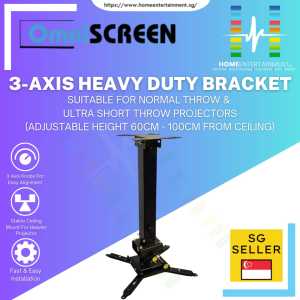 3 Axis Heavy Duty Bracket | For Easy Installation & Fine Alignment For Perfect Video Image With No Bleeding