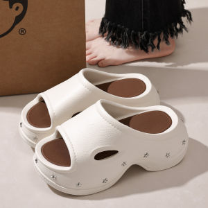 [Free Shipping] 2026 New WomenS Arch Support Height-Increasing Thick-Soled Soft And Elastic Indoor/Outdoor Slippers