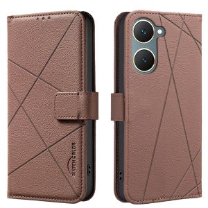 New Phone Case For Vivo Y35 Y22 Y22S Y400 Y27 Y36 Y03 Y18 Y29 Y39 Y33T Y33S Y21T Y21E Y21 Y21S Magnetic Splicing Leather Wallet Card Slot Flip Cover Casing