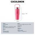 Cuculemon Tumbler Stainless Steel 1L Kapasitas BesarTermos Air Tahan 24 jam botol Kopi Vacuum,. 