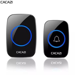 JY Smart Mall Intelligent Small LED Wireless Doorbell Waterproof 300M Range Door Bells 38 Songs Chime Door Ring US
