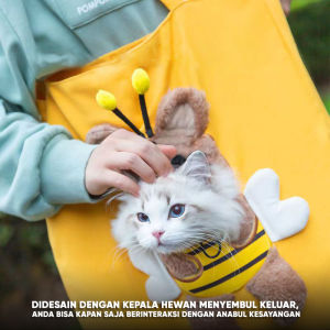 V.TOP Tas Bahu Hewan Peliharaan M35 Pet Shoulder Bag/Pet Carrier Bag Tas Kucing Tersedia Jalan-jalan Di Luar Ruangan Portabel