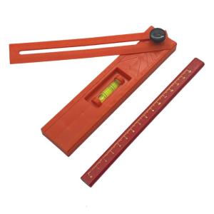Plastic Angles Locator Tool Foldable Depth Measuring Bubble Level Integration For Professional Woodcraft Precisions Tasks