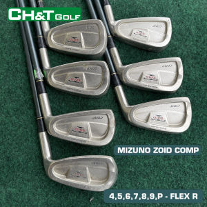 Bộ gậy golf sắt 7 cây Mizuno Zoid COMP 456789P Flex R nguyên bản nhật bản