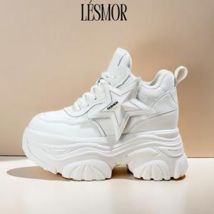 Auto Tinggi 9cm wedge heel casual closed-toe shoes 9厘米内增高老爹鞋