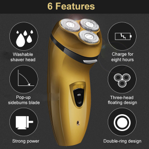 หัวโกน สามารถสัมผัสกับน้ำได้ทั่วร่างกาย เครื่องมือโกนหนวด วิศวกรรมร่างกายมนุษย์ กันน้ำ ชาร์จไฟฟ้า