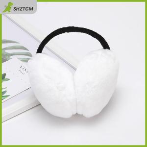 【SHZTGM】 ที่ปิดหูกันหนาวแบบพกพาพับได้หูแฟชั่นสีล้วนสำหรับกลางแจ้งป้องกันความเย็นหูแบบนุ่ม