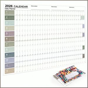 Calendar 2026 Desktop Calendar Wall Hanging Sense of Style Office Living Aesthetics Personalized Labeling