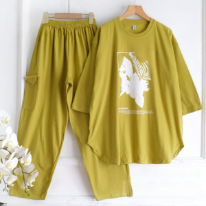 Setelan Wanita Terbaru Viral Mika Set Bahan Kaos Katun Combed 24s Aplikasi Sablon Baju Atasan Dan Celana BISA DIBELI TERPISAH Oneset Jumbo M L XL XXL 3XL Kekinian Outfit Korean Style Termurah