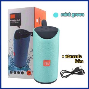 ลำโพงบลูทูธไร้สายพกพา T&G รุ่น TG113 Super Bass Wireless Bluetooth Speaker ใช้งานได้นานมีรับประกัน