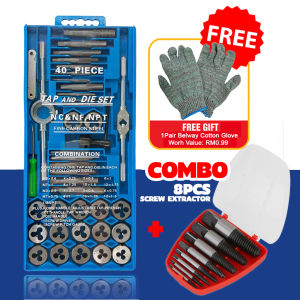 12Pcs/20Pcs/40Pcs Screw Extractor Tap And Die Set Metal Tap Screw Thread Plugs Taps Set