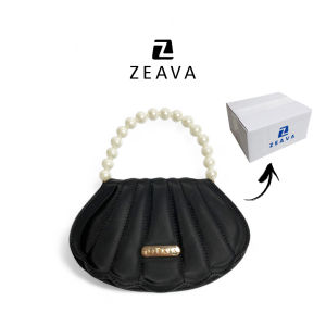 ZEAVA Tas Selempang Wanita Mutiara Elegan - Kulit Imitasi Gaya Korea Warna Solid