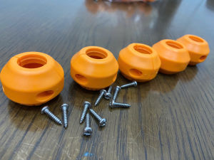 BỘ 5 CÁI BÓNG CHỤP ỐNG CHỐNG MÀI MÒN ỐNG DÂY ÁP LỰC NƯỚC DN10 2SN 19MM