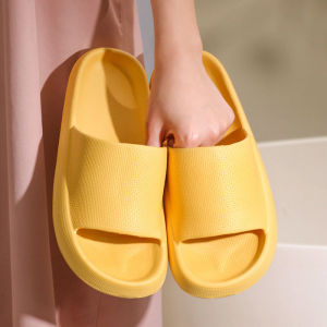 [Free Shipping] New Style Home Slippers For Men Thick-Soled Indoor Slippers For Couples Quiet Bathroom Slippers For Women