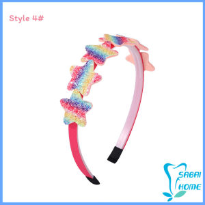 Easy ที่คาดผมเด็ก น่ารัก มีกลิตเตอร์ สีสันสดใสหัวใจ Hair band