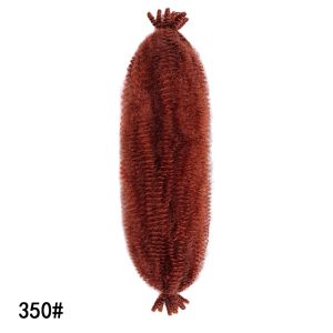 BNUE1 8 Strands Tổng hợp Tóc tết Marley Twist Đã tách sẵn 24 inch Tóc xoăn lọn lò xo Locs Tự làm Tóc nối Tóc tết móc Afro Kinky dành cho phụ nữ